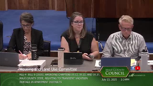 Council Discusses Bill 9 Impact on Homeownership and Long Term Rentals