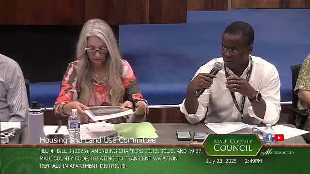 Maui Planning Commission Proposes Phased Vacation Rental Regulations for West and South Maui