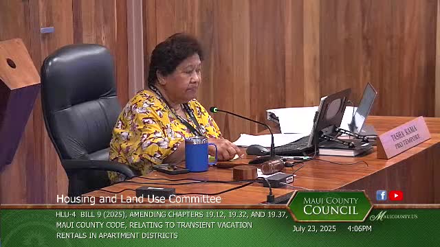 Housing Committee Delays Vote on Bill 9 Amendments Until Tomorrow