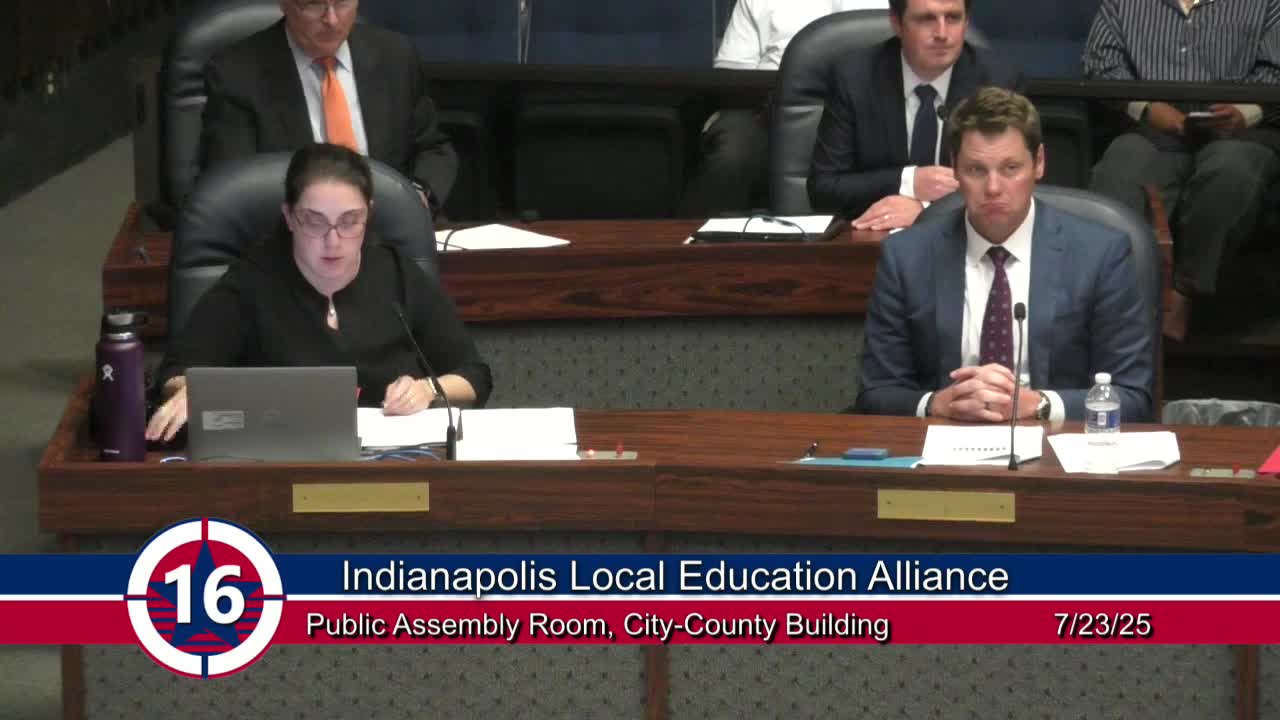 Indianapolis Education Alliance Discusses Property Tax Changes and Charter Funding Impacts
