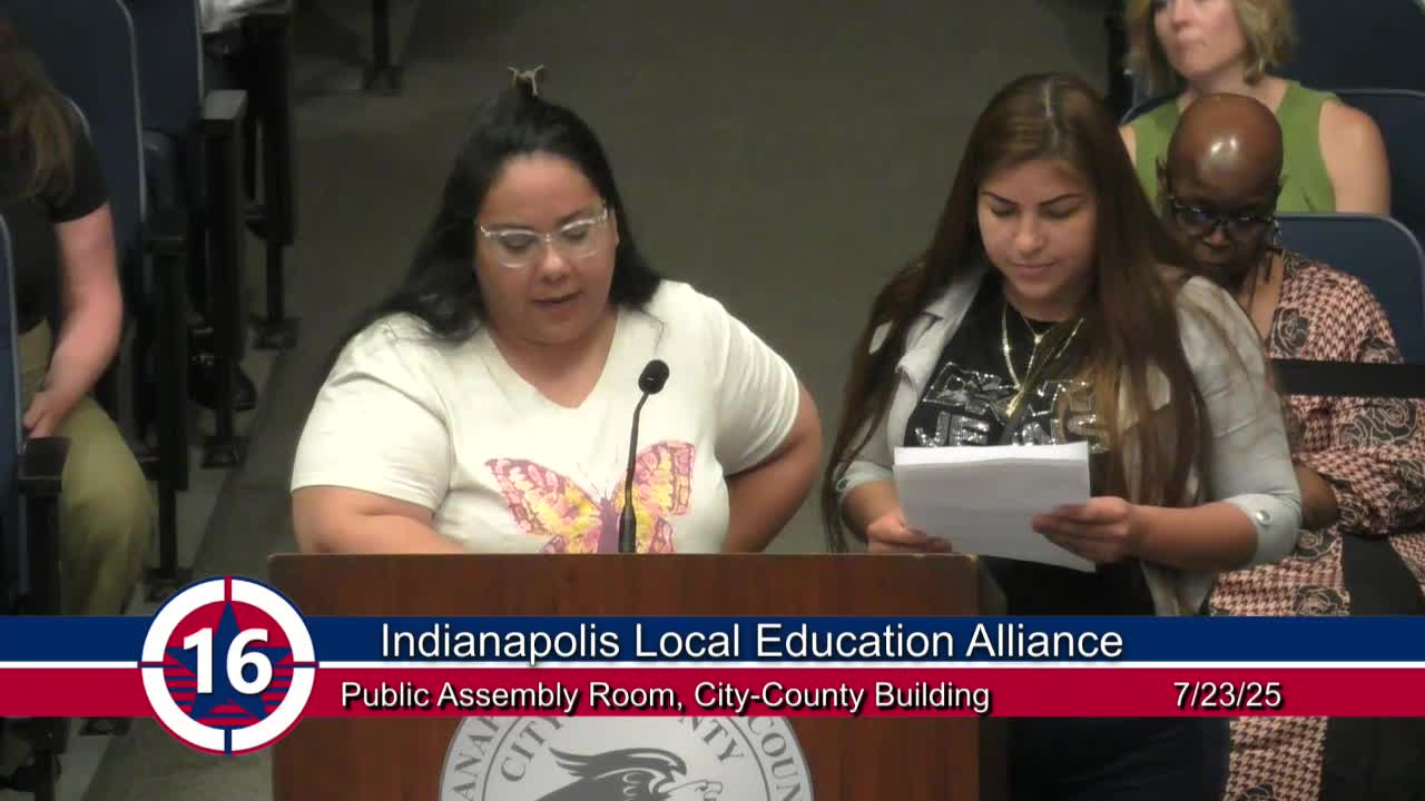 Flor Maldonado Advocates for Students' Access to Guidance Counseling in Indianapolis