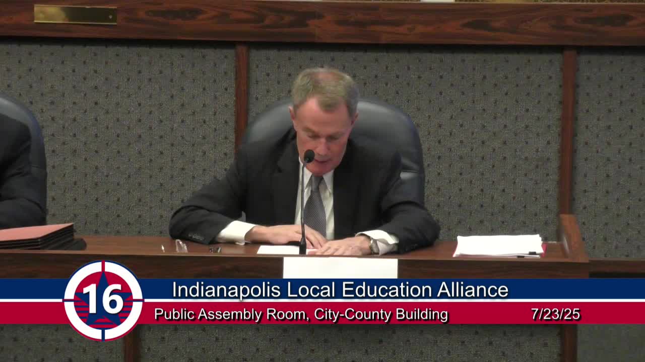 Indianapolis Local Education Alliance initiates comprehensive plan for public school facilities