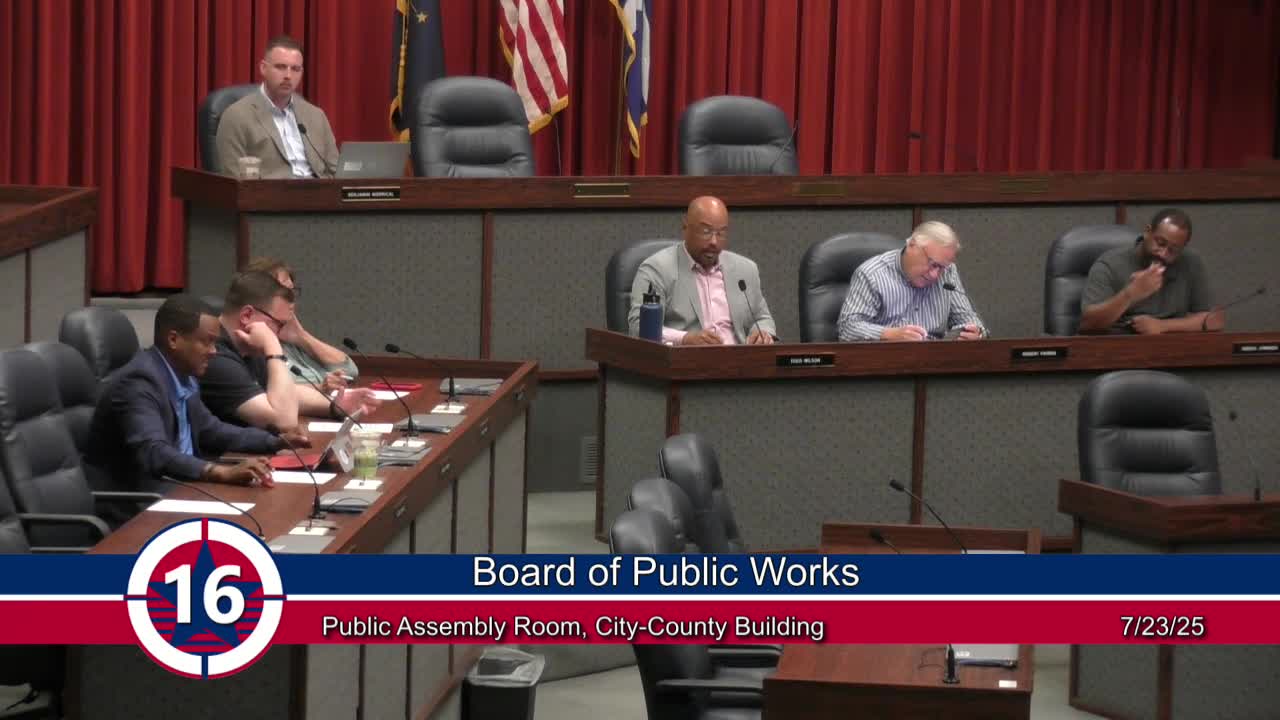 Board of Public Works Approves $100K Amendment for Stormwater Services Agreement