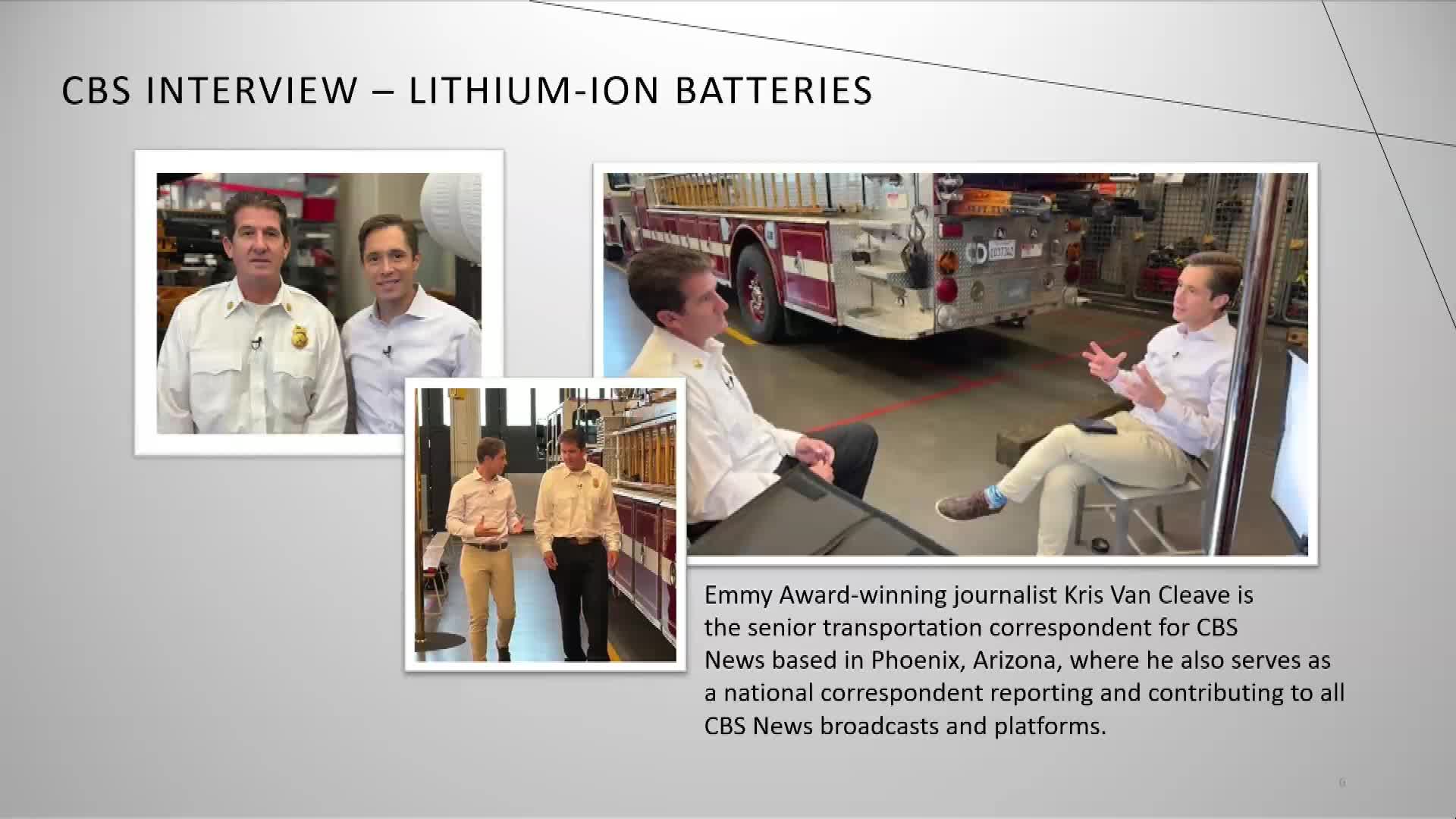 Commissioners Receive Fire Chief's Report on Lithium Ion Battery Fires