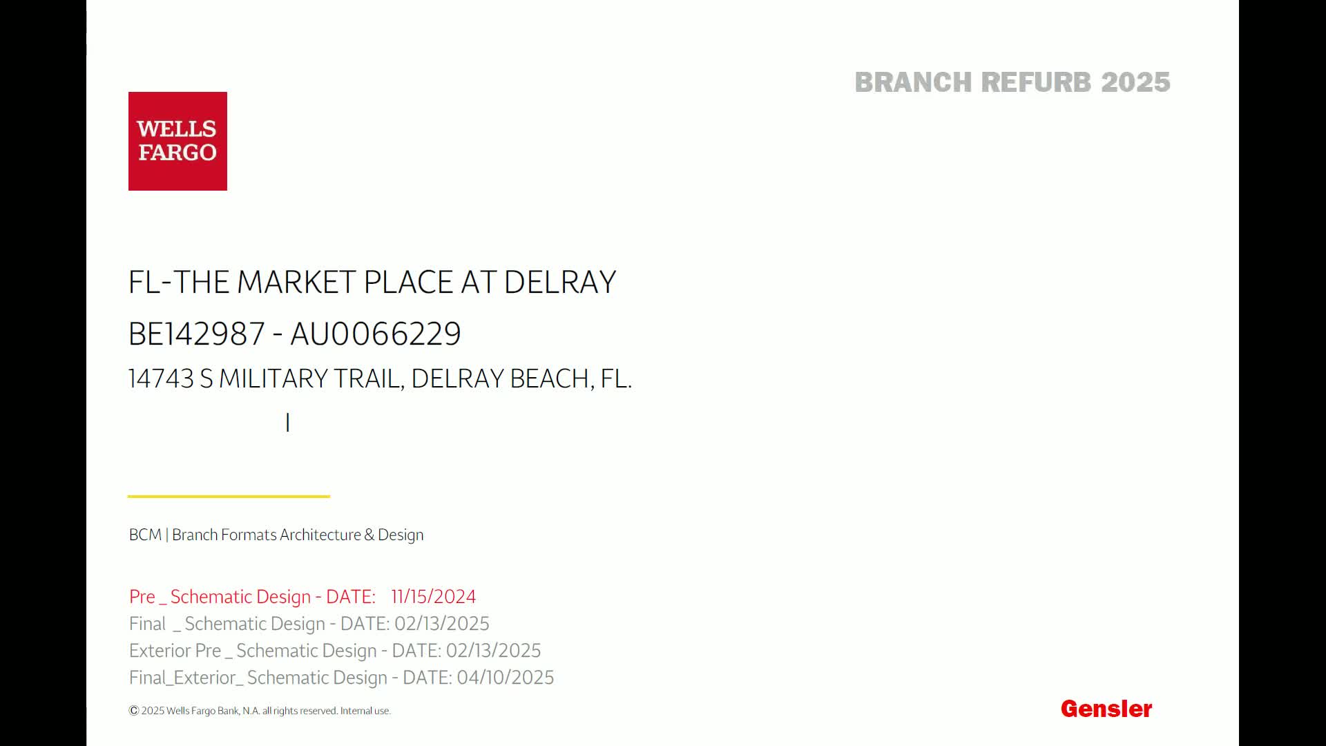 Wells Fargo unveils modern design plan for Delray's new building aesthetics