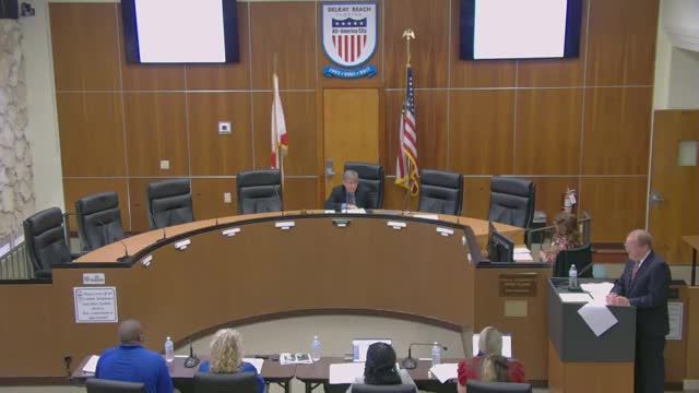Rodney Mayo testifies on Delray Beach zoning approval for Subculture Coffee