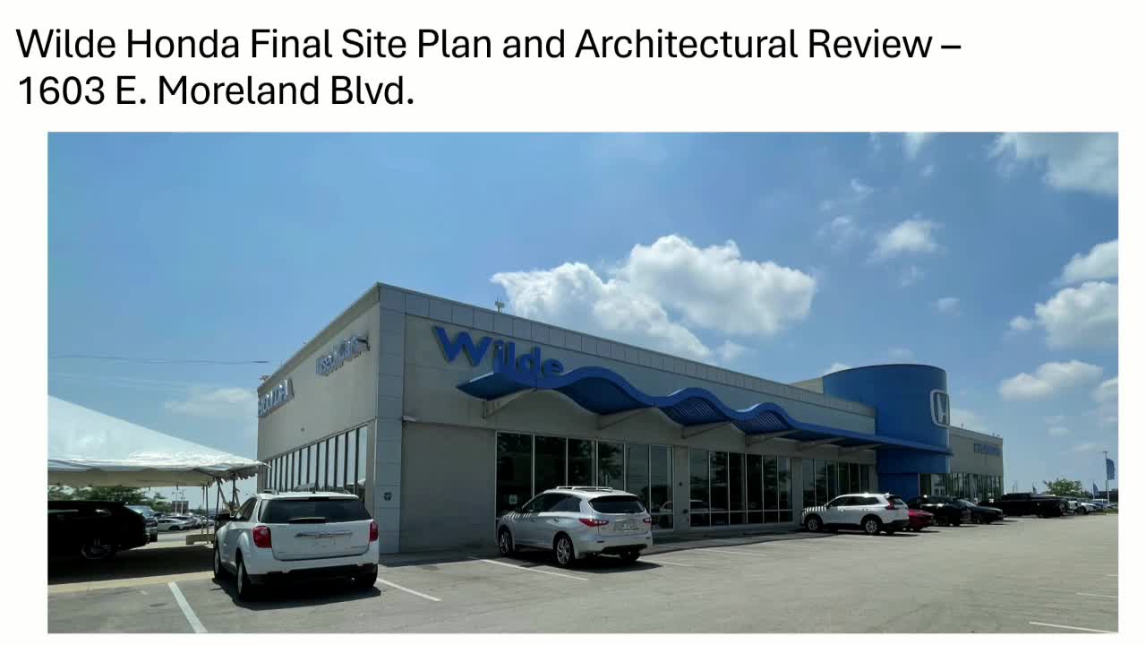 Service Center Expansion Planned Along Moreland Boulevard with New Delivery Area