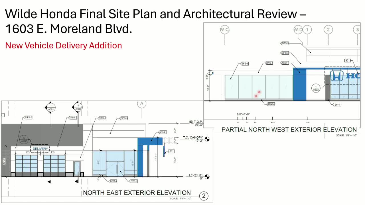 Wild Honda Unveils Modern Site Plan for East Moreland Boulevard Dealership