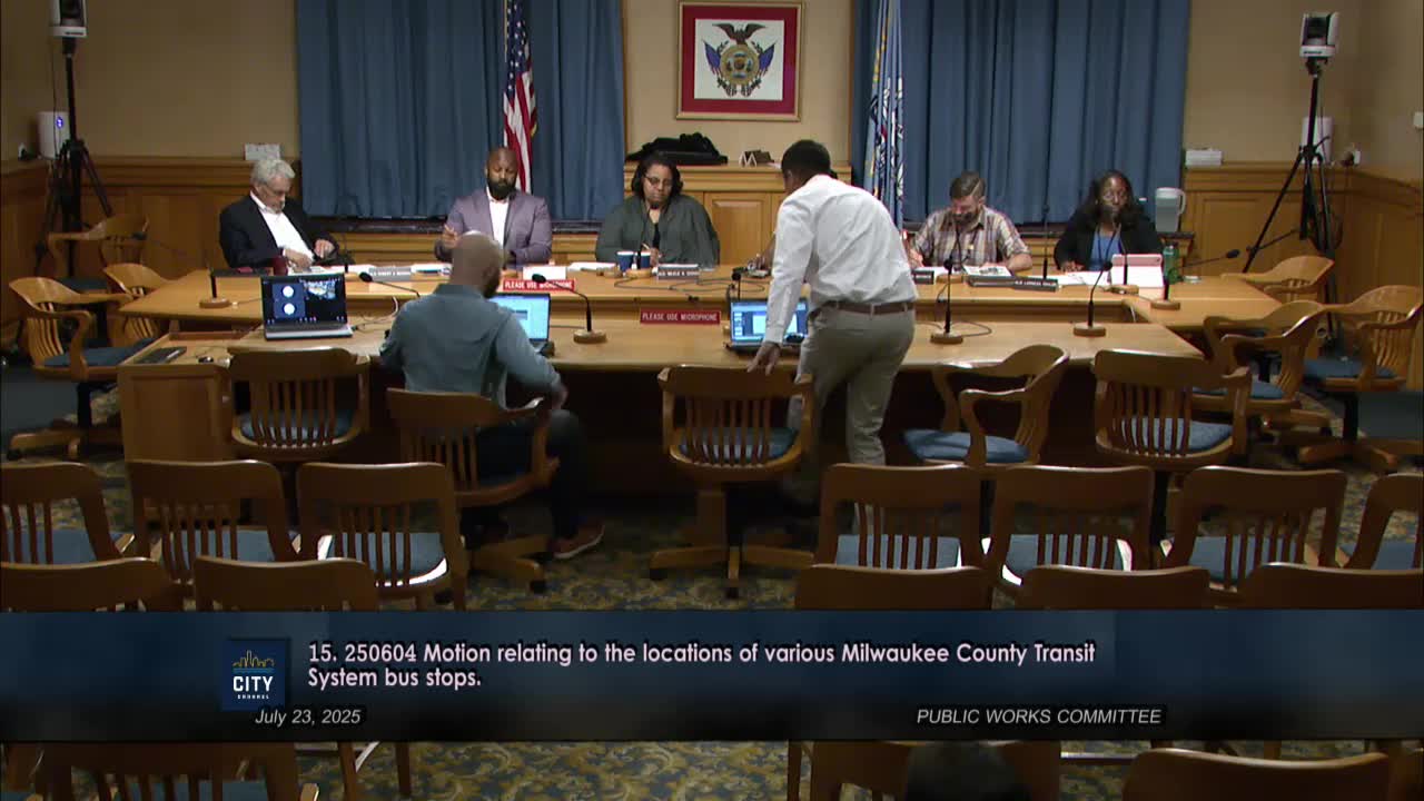 Milwaukee County seeks sign and stop approvals for Move 2025 service changes, including new layovers on Beloit and Mill Road corridors