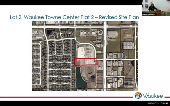 Waukee City Council Approves Revised Building Elevations and Site Plan for Town Center Phase 2