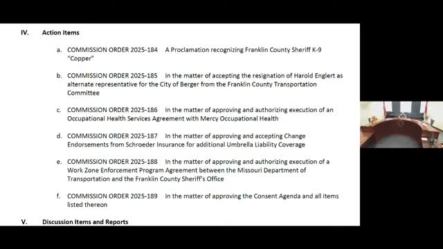 Commission approves extra umbrella liability coverage through Schroeder Insurance