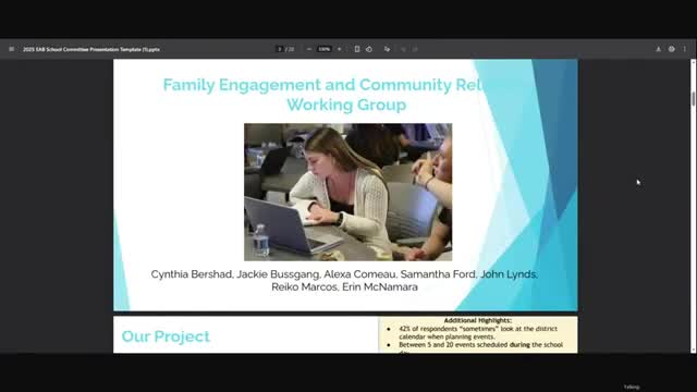 Equity advisory board reports on family engagement, inclusive events and 'Welcome Club' pilot