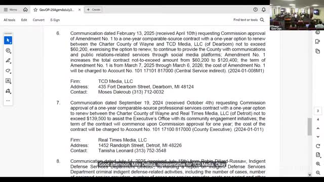 Wayne County Commissioners Discuss TCD Media's Role in Amplifying County Messaging