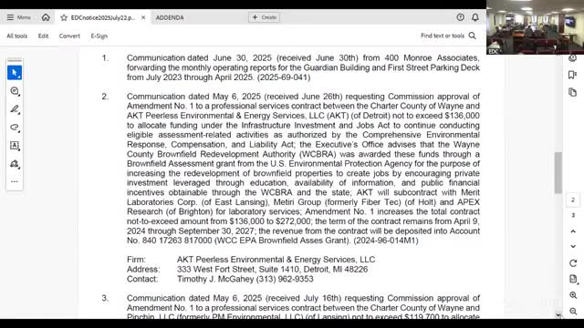 Commission Approves $1M EPA Grant for Environmental Testing and Affordable Housing Support