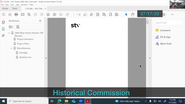 PVTA maintenance facility at 2840 Main Street cleared to repair façade and remove unsafe chimney