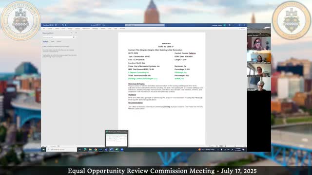 Commission Approves Wright Heights Renovation and Discusses ITQ Projects
