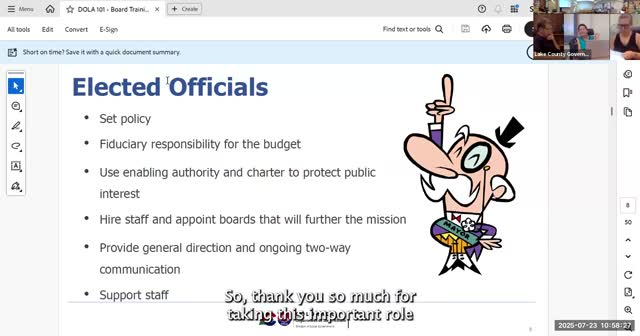 Lake County Officials Discuss Budget Challenges and Staffing Needs