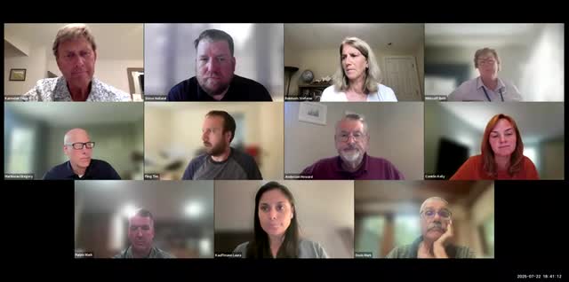 PreK–8 committee elects Beth as chair; Howard Anderson named vice chair; Kelly Conklin to take minutes