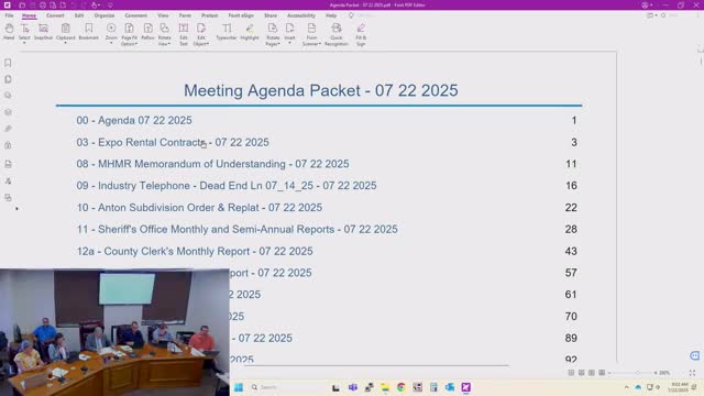 Washington County hears master-plan update for Expo, approves rental regulations