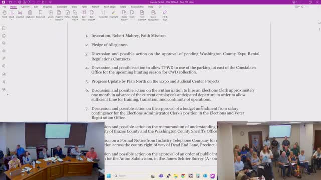 Commissioners allow TPWD voluntary CWD sampling at Expo parking lot