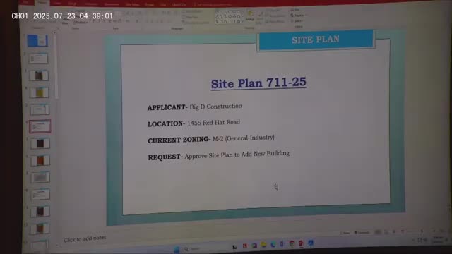 Planning commission clears Big D Construction building addition to proceed after resubmission