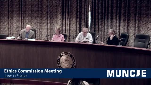 Muncie Ethics Commission discusses draft electronic meetings policy, will take action next month