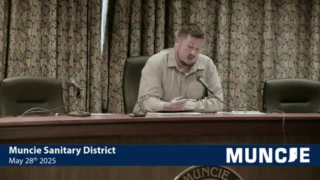 Muncie Sanitary District approves $404.14 million in claims; announces local sewer work and community events