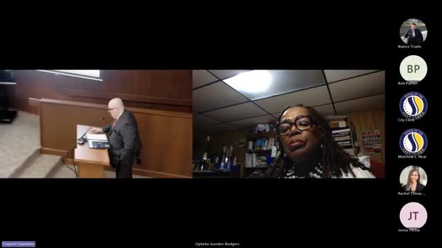 Residents tell council of sanitation, safety and code-enforcement problems on Bergen Street; requests for sidewalks on Jackson Road