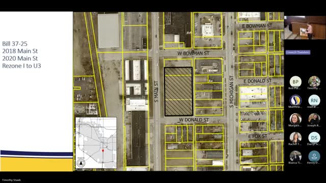 Council committees back rezoning and 10‑year tax abatement for South Main affordable housing project