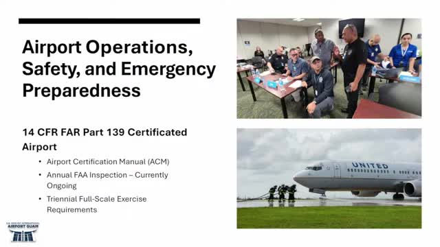 Airfield safety and emergency preparedness: certification, inspections and drone policy reviewed