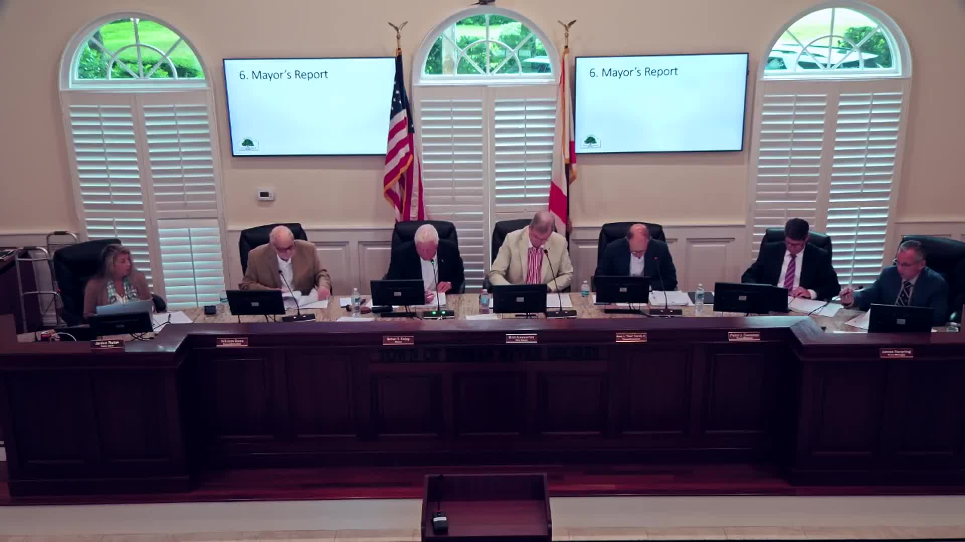 Council discusses competitive wage package and pension reform proposal for public safety union; public safety building nearing completion