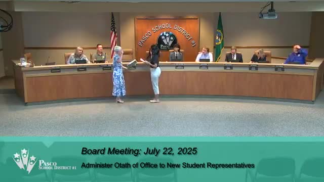 Pasco School Board swears in four student representatives as district adds two new high schools