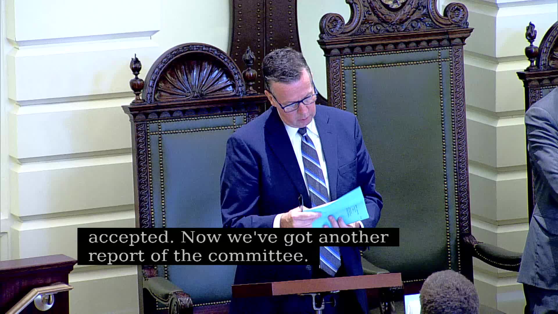 Ways and Means reports bill on police interactions with people with autism; placed for second reading