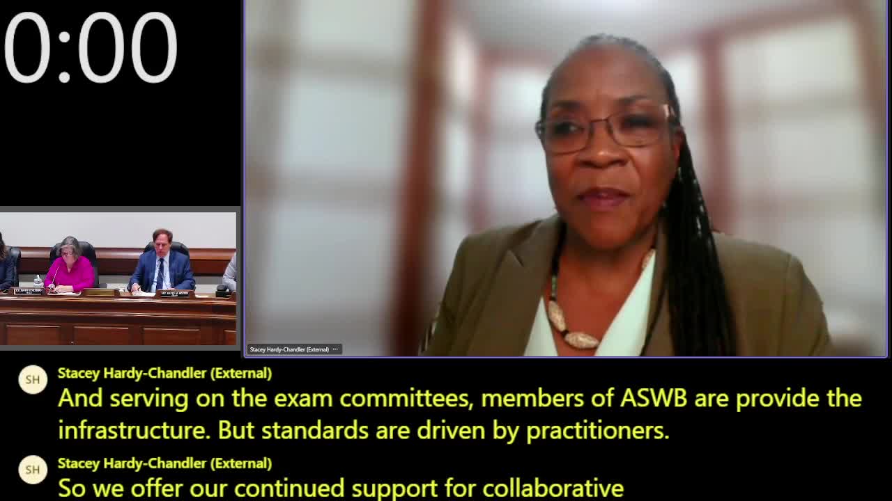 ASWB Advocates For Social Work Licensure Compact In Massachusetts Legislation Hearing