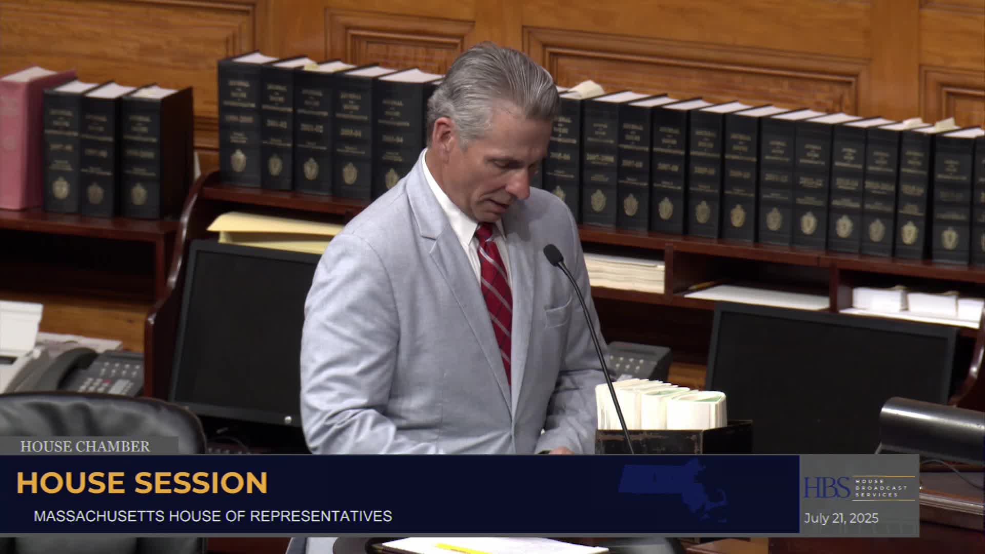 Mass. House suspends Joint Rule 12 and schedules a package of local bills for consideration