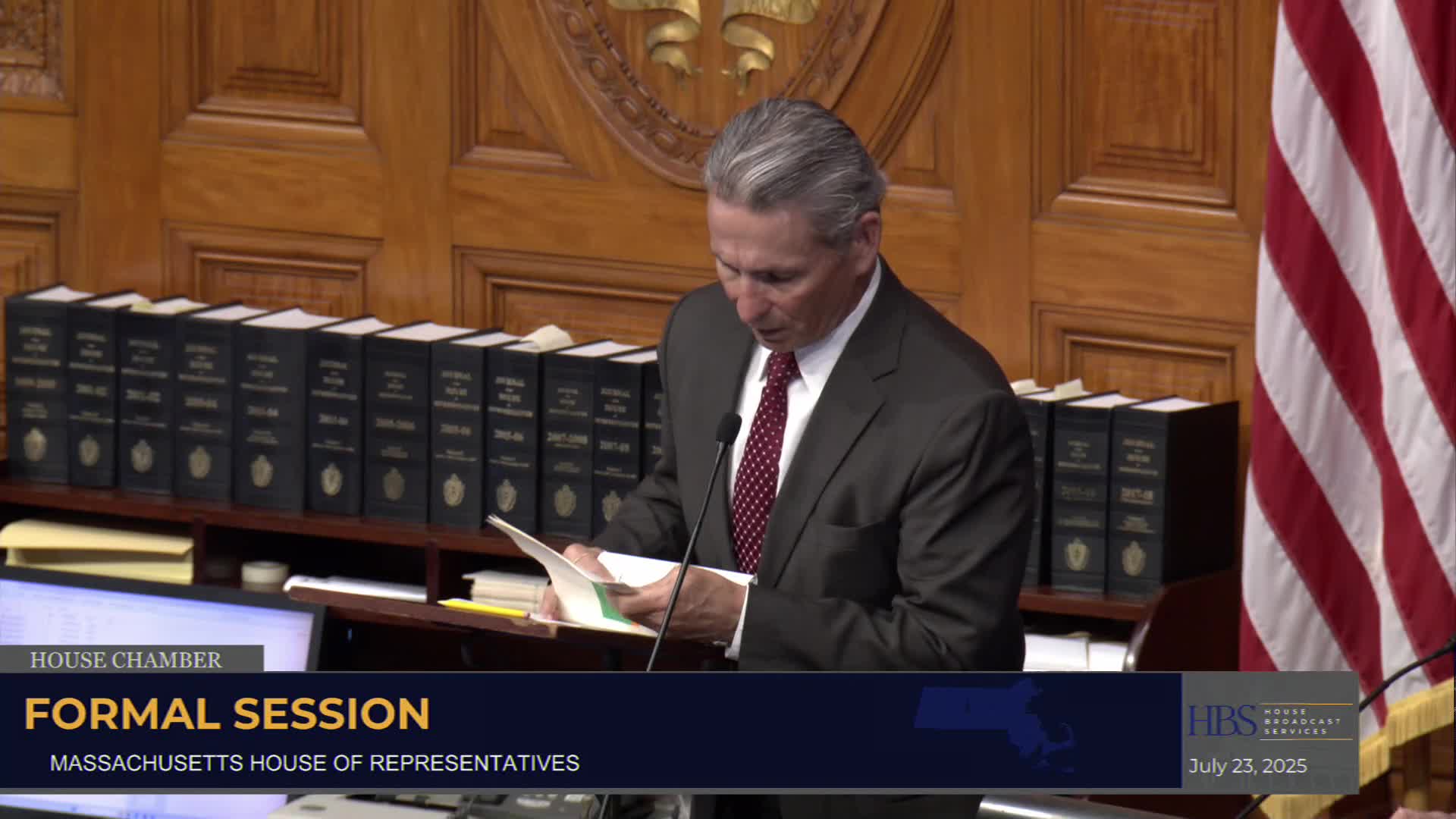 Representative Osiero supports Massachusetts House Bill 4307 for municipal road funding