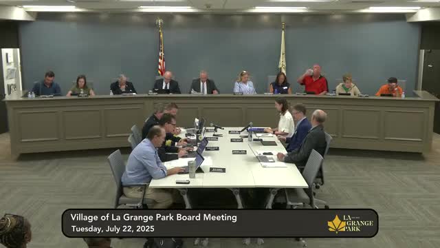 LaGrange Park swears in probationary firefighter Cameron Pipes