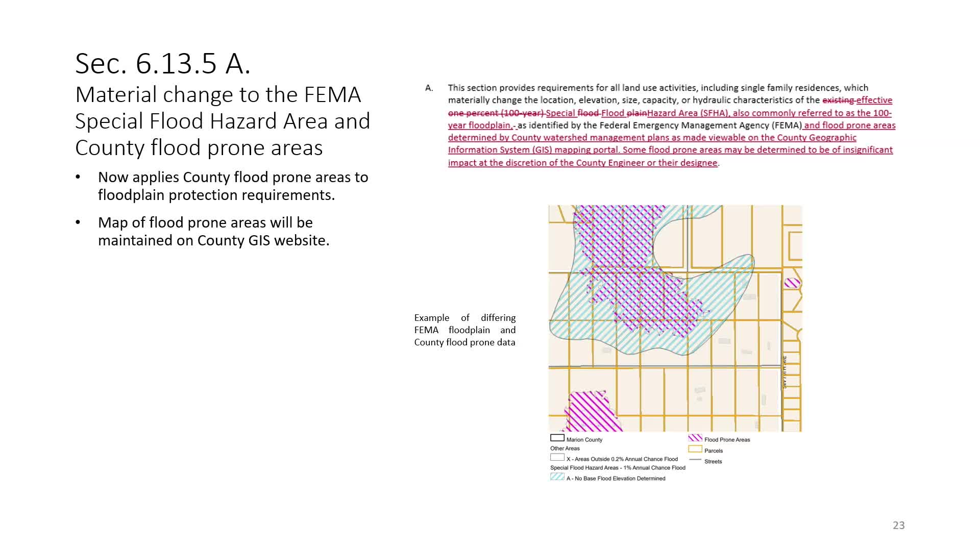 County Implements New Floodplain Protection Requirements After Administrative Feedback