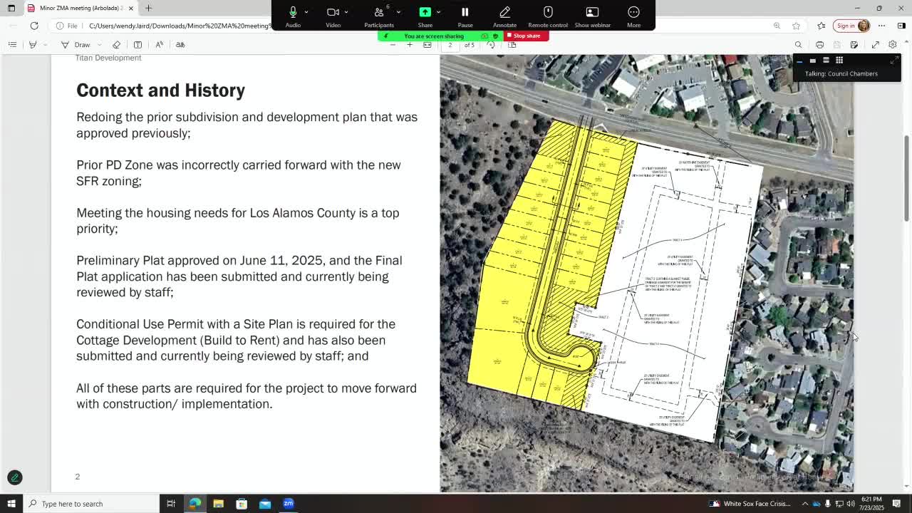 Los Alamos Council Discusses Affordable Housing Density Options in New Subdivision Proposal