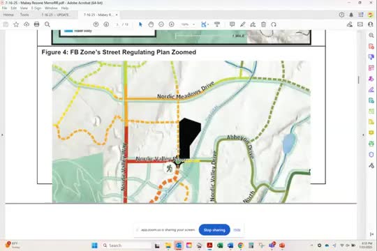 Planning Commission Discusses Zoning Variations for Nordic Development Proposal