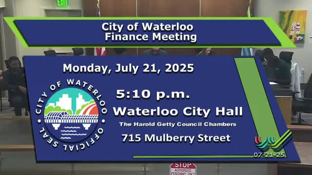 Waterloo City Council Approves Travel Requests and Key Budget Amendments
