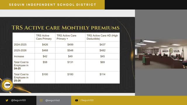 Seguin School Board Approves $49 Increase to Employee Health Insurance Contribution