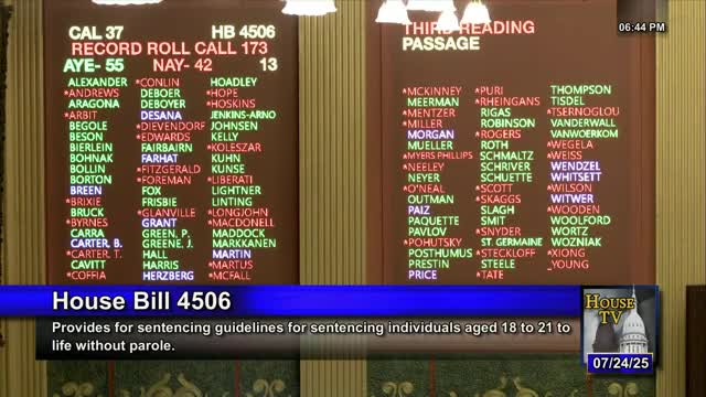 House Votes Down Bill 4506 as Representative Farhat Removed from Appropriations Committee