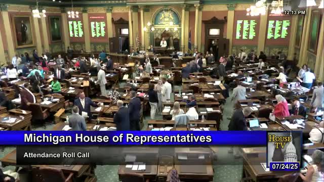 Michigan House Honors Rep Van Werkom and Staff Contributions