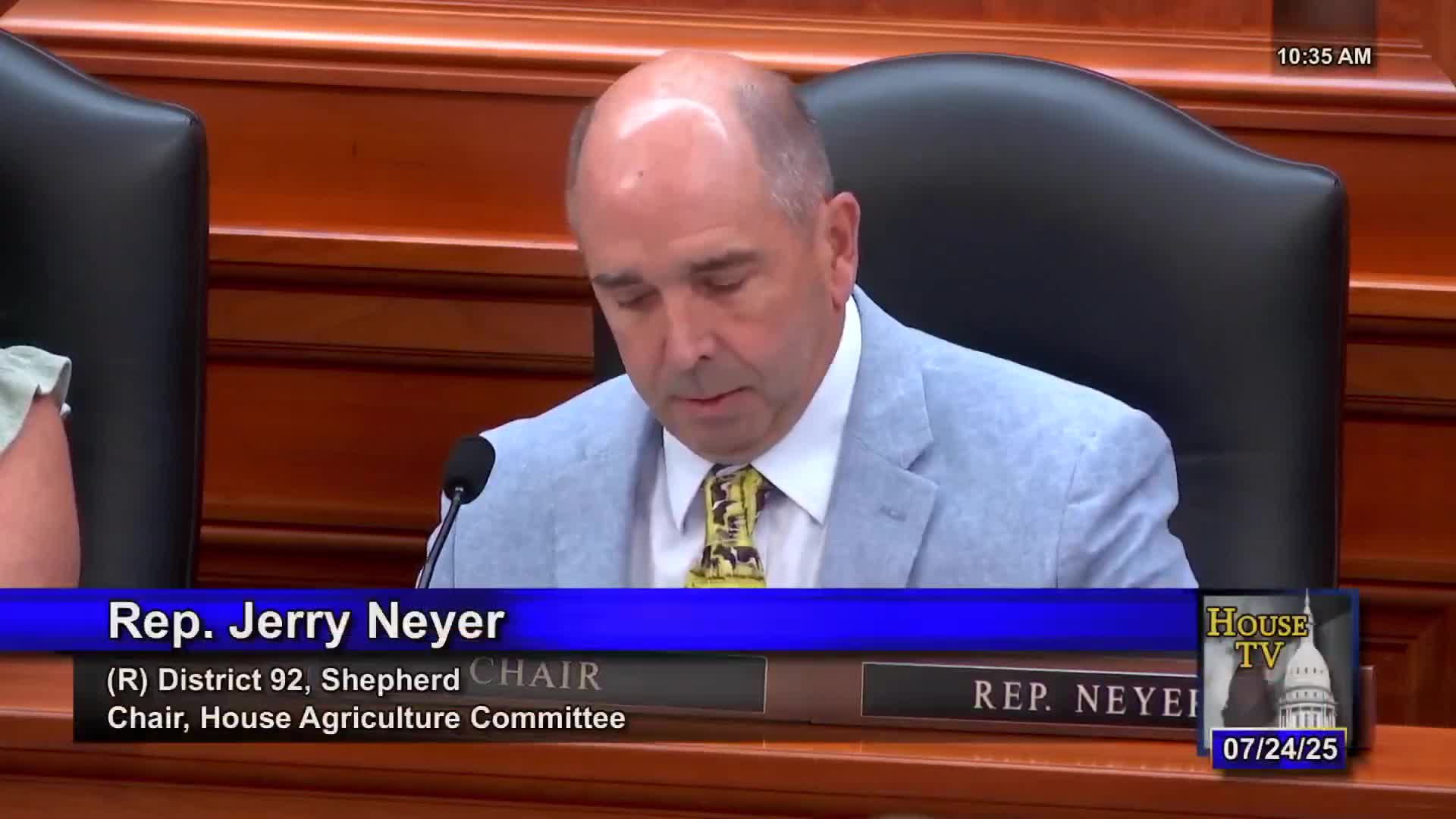 House Agriculture Committee reports out House Bill 4346 with substitute H-1