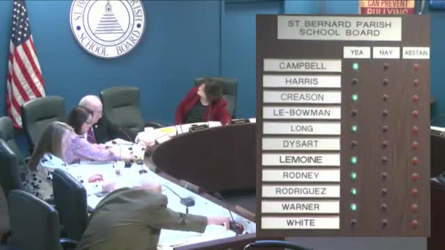St. Bernard school board calls special election to renew 5.5‑mill facilities tax