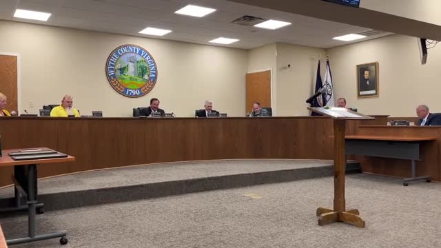 Wythe County Board Honors Taylor Shrewsbury for State Championship Tennis Victory