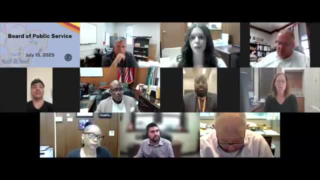 Board reviews amendment to city plumbing contract that would raise cap to $25 million and extend term