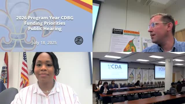 St. Louis CDA details priorities and timeline for 2026 CDBG funding, highlights tornado recovery and NRSA requests