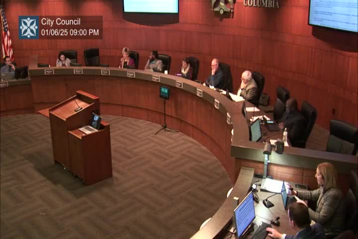 Votes at a glance: Columbia City Council actions, Jan. 6, 2025